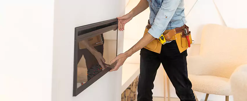 Metal Fireplace Installation in Lakewood, Ohio