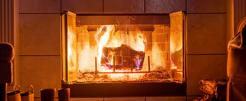 Mendota Hearth Landscape Fireplace Installation in Lakewood, Ohio