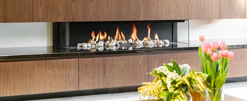 Double-height Fireplace Design Refurbishment in Lakewood, Ohio