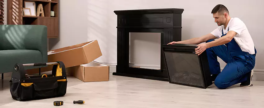 Old Rusted Metal Fireplace Repair And Replacement in Lakewood, OH