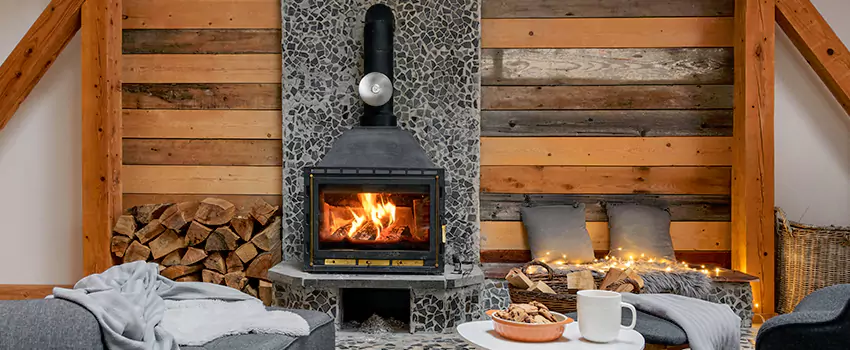 Thelin Hearth Products Direct Vent Gas Stove Fireplace Inspection in Lakewood, Ohio